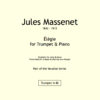 Massenet - Élégie for Trumpet & Piano (PDF Download) - Image 2